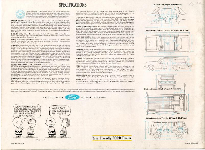 1962 Ford Falcon Brochure Page 14